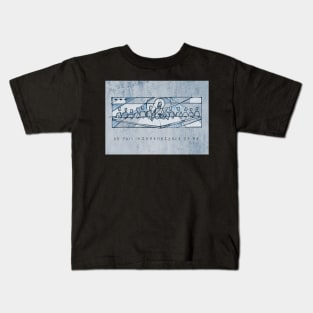 Jesus Christ and disciples at Last Supper Kids T-Shirt